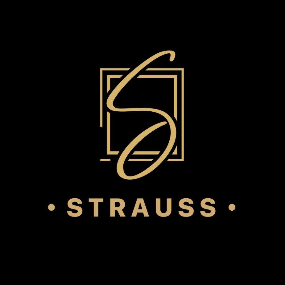Strauss • Café & Bar & Night Club • Logo