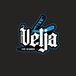 Velja The Barber Logo