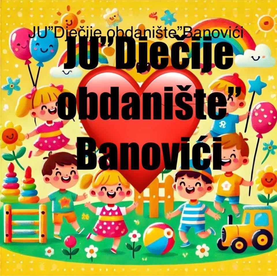 JU Dječije obdanište Banovići Logo
