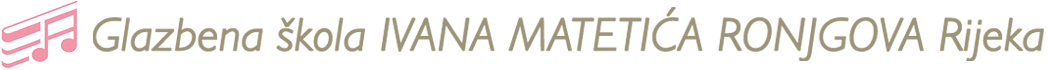 Ivan Matetić Ronjgov Music School Logo
