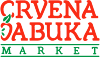 Crvena jabuka market Logo