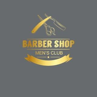 Men's club barbershop Logo
