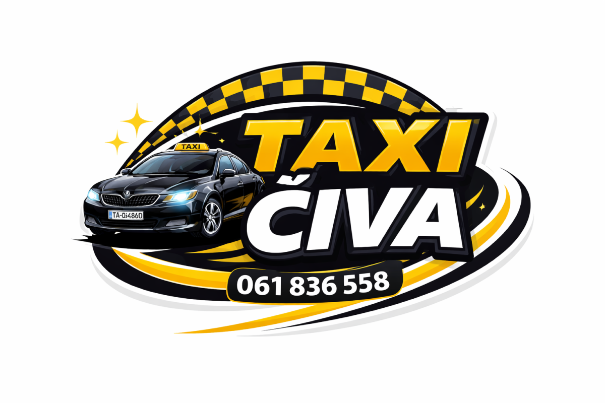 Taxi Ćiva -A Logo