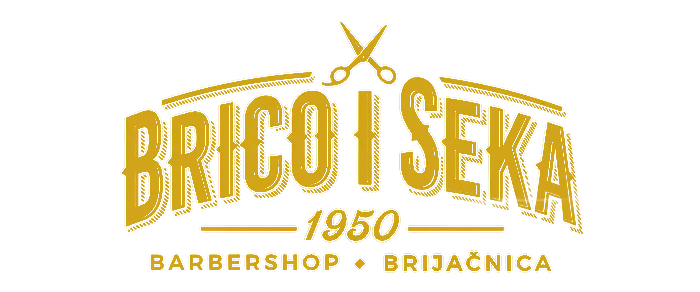 Frizerski Salon Za Muškarce Brico I Seka Logo