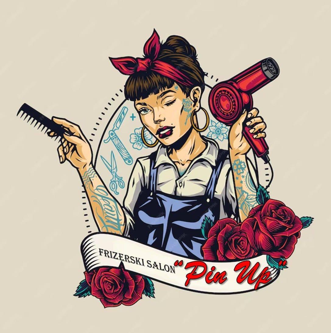 Frizerski salon “Pin Up” Logo