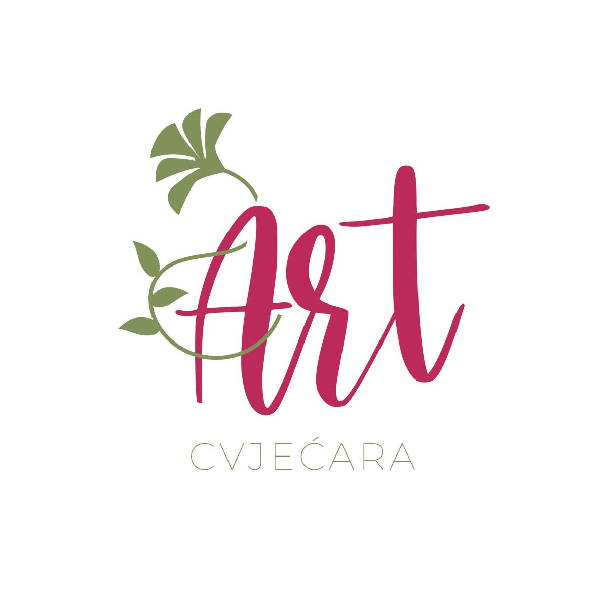 Cvjećara Art Logo