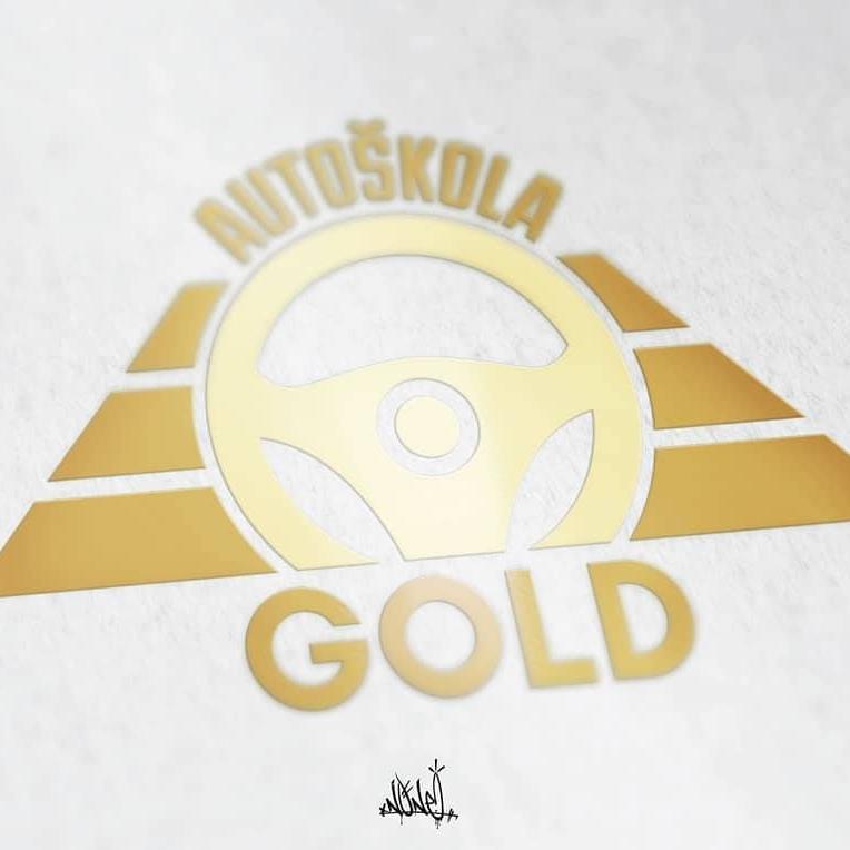 Autoškola Gold Logo