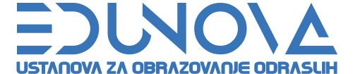 Edunova – ustanova za obrazovanje odraslih Logo