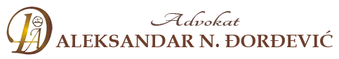 Advokat Aleksandar N. Đorđević Logo