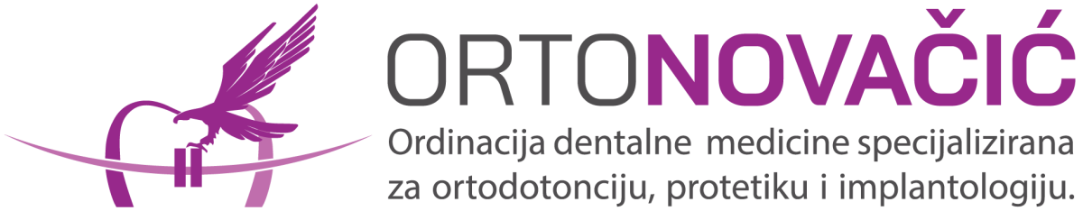 Ordinacija dentalne medicine OrtoNovačić d.o.o. ortodoncija, protetika, ortopan, 3d cbct snimanje Logo