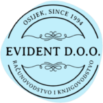 Evident d.o.o. - Knjigovodstvo i računovodstvo Osijek Logo
