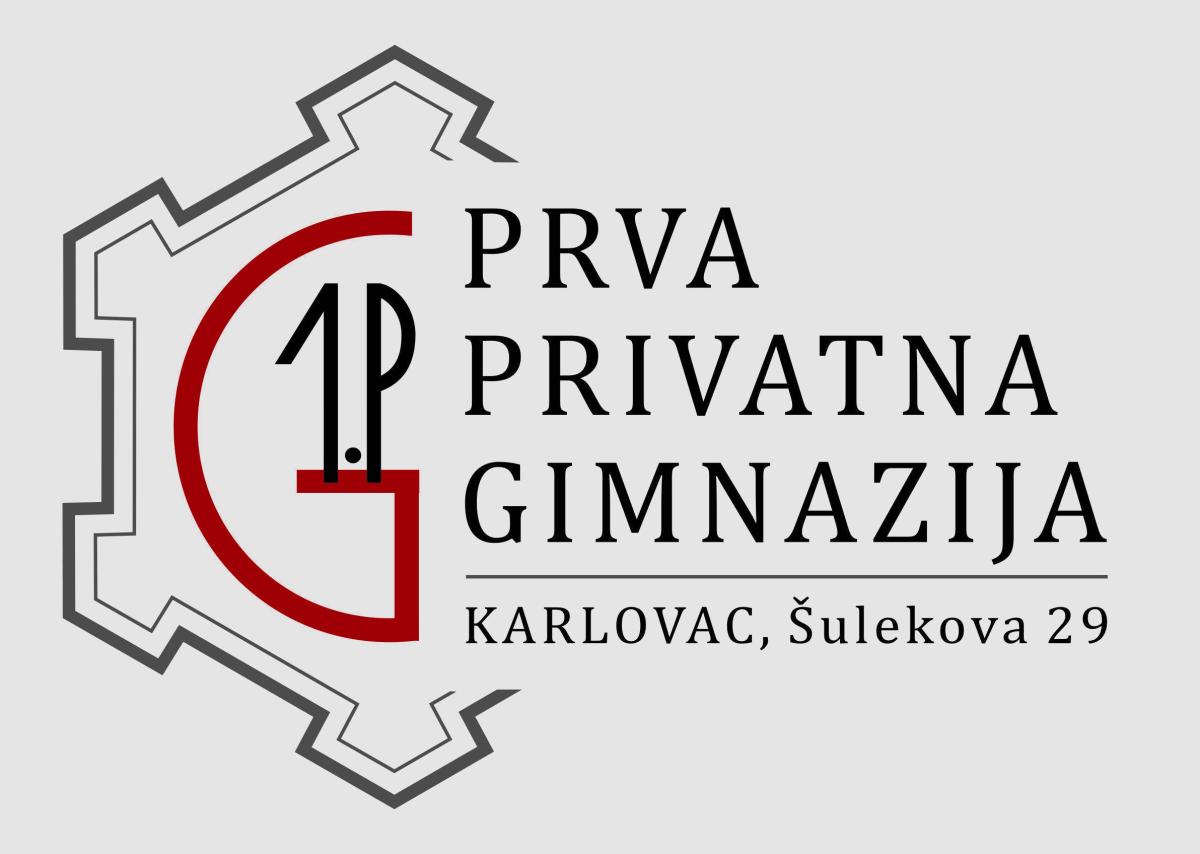 Prva privatna gimnazija Karlovac Logo