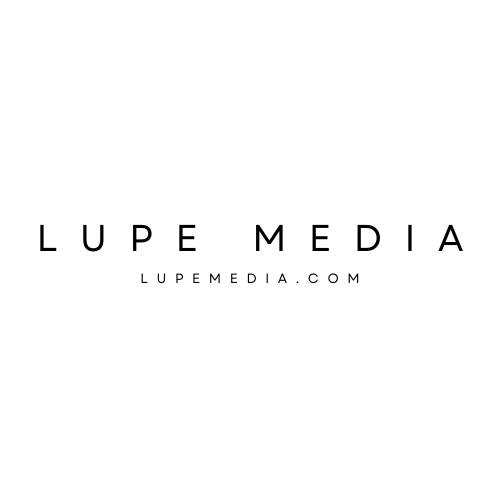 Lupe Media - Wedding & Event Content Creator Logo