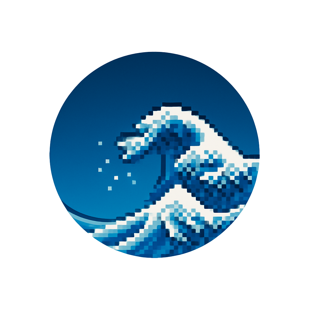 Pixel Wave logo